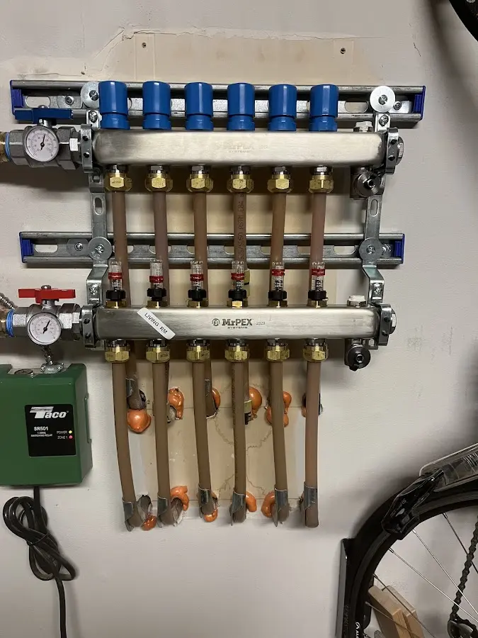 Plumber performing Leak Detection at a residential property in North Brooksville